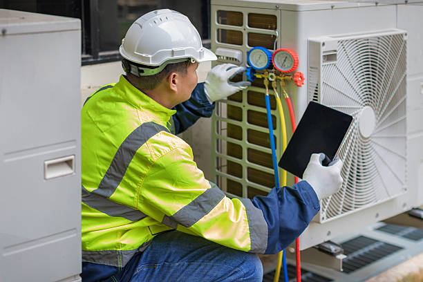Professional Hvac technician working in Eden, WI